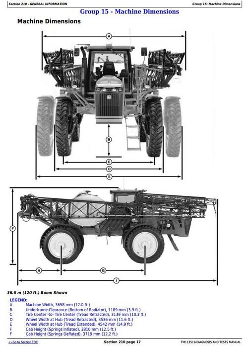 Product picture John Deere 4940 Self-Propelled Sprayers Diagnostic and Tests Service Manual (TM113519)